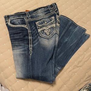 Rock Revival Easy Bootcut Jeans Corin Style